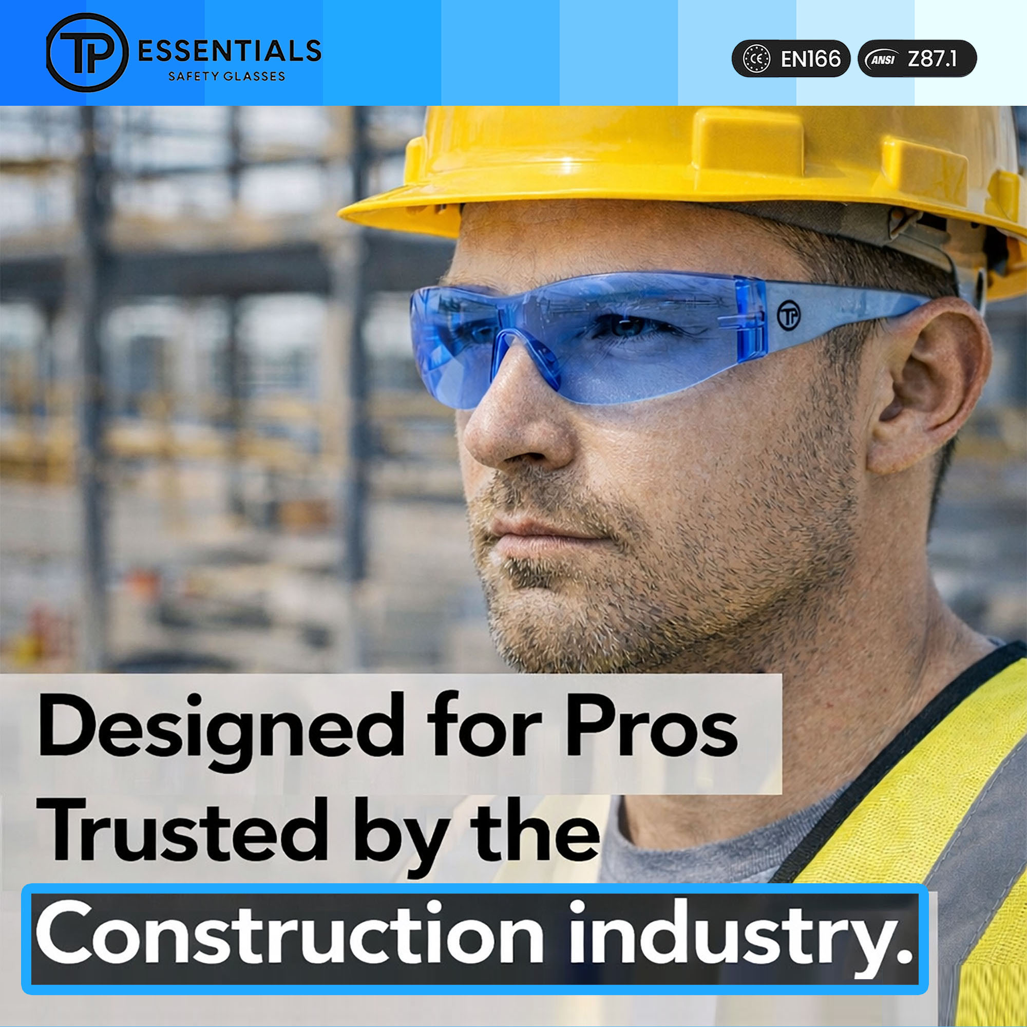 Safety Glasses - ANSI Z87.1 - CE EN166 Certified - pack 14 Anti Fog Anti UV for Construction/Lab/DIY